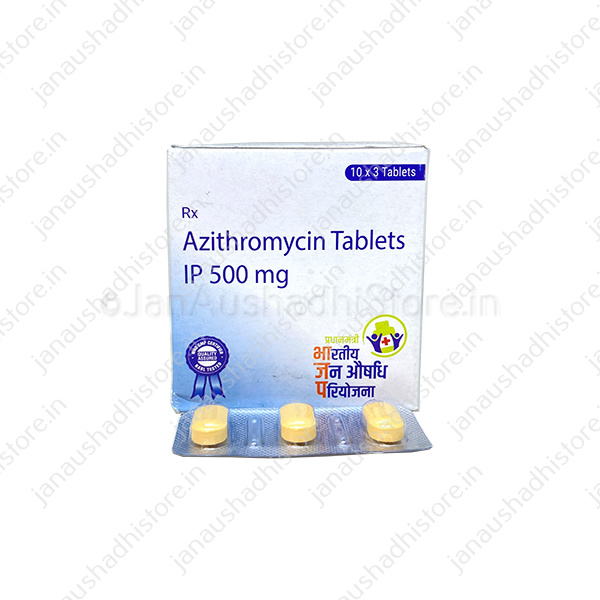 Azithromycin Tablets IP 500mg